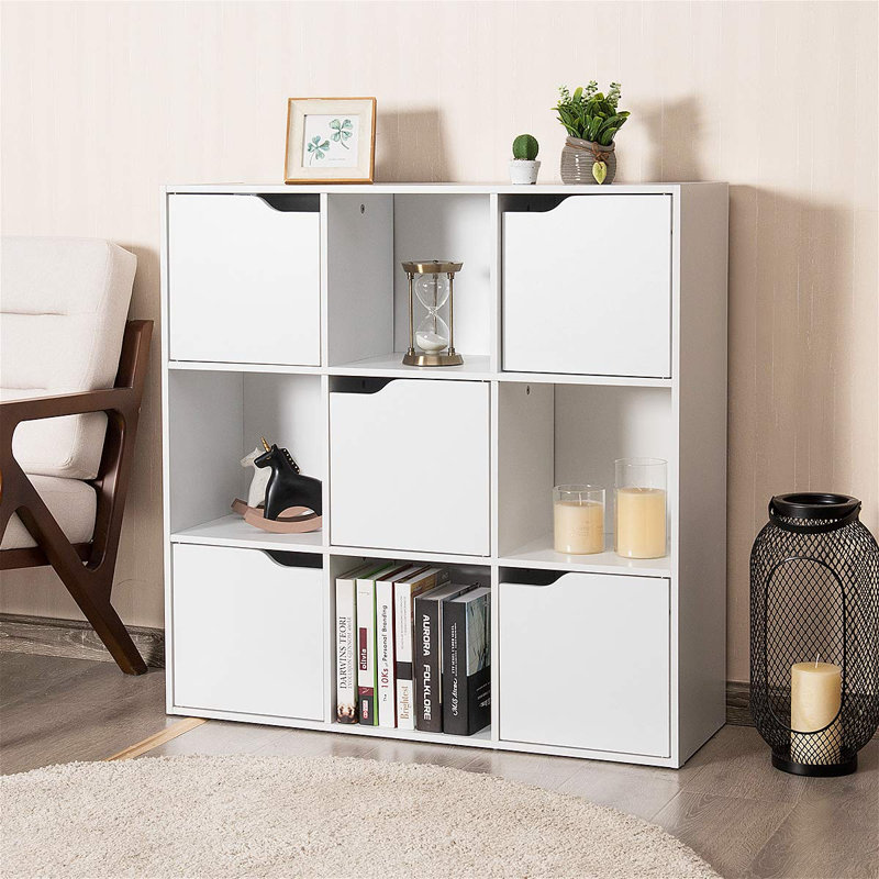 Halle-Jade Bookcase, White