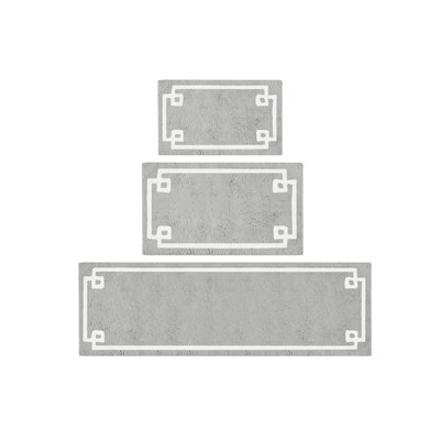 Tapis de bain en coton touffeté