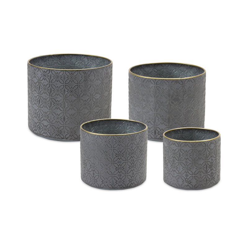 Emalin Metal Pot Planter