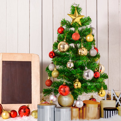 Künstlicher Weihnachtsbaum 91 cm Grün mit Ständer