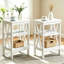 Lit double tapissier double avec 2 tables de chevet - Ensemble de chambre à coucher moderne-1450108354