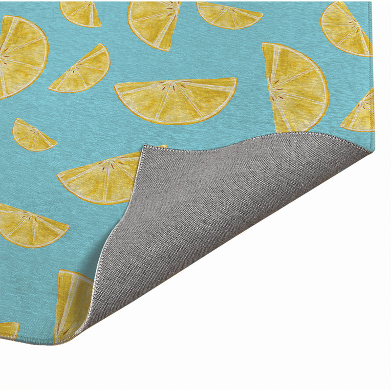 Tapis d'été Summer Lemon, Rectangle 3 pi x 5 pi