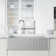 Cass 13 in. H Single-Handle High-Arc Widespread Bridge Kitchen Faucet with Pull-Out Side Sprayer
