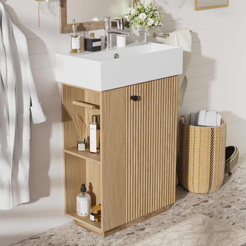Meuble-lavabo de 22 po avec lavabo en céramique