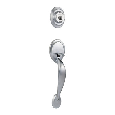 Kwikset Dakota Exterior Portion Handleset with Deadbolt (Interior Portion Sold Separately)
