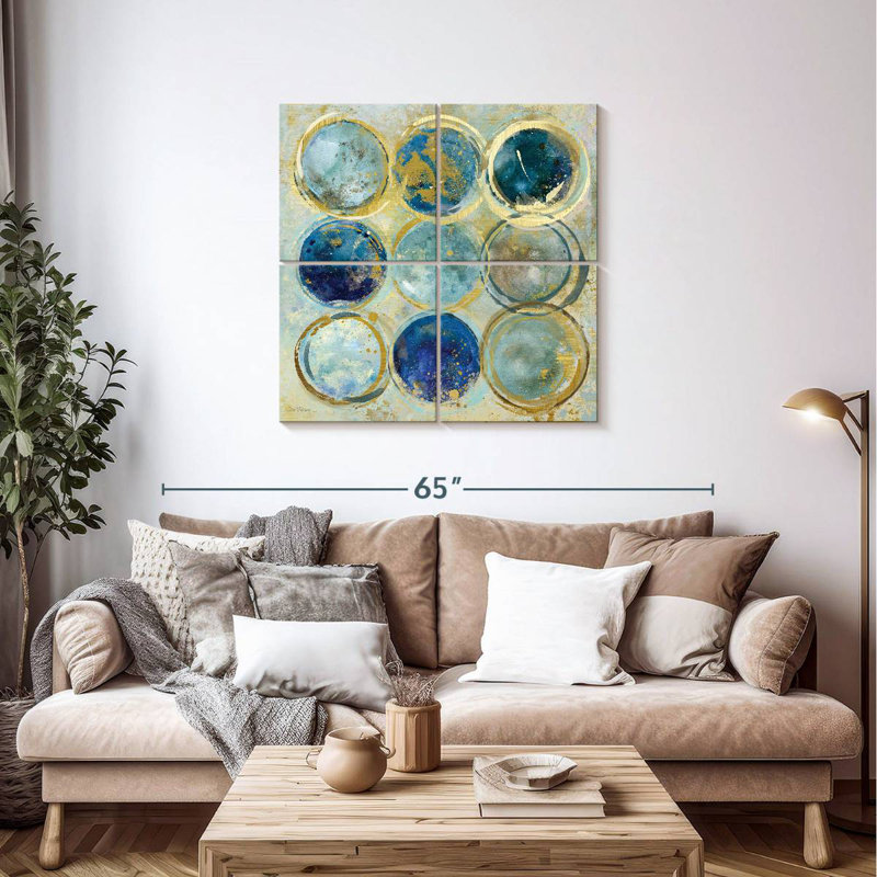Alignment Gold, 38" H x 38" W