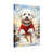 Animals Christmas Dog In Red Sweater Jumping-2106707883