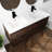 Paup 48" Wall Mounted Double Bathroom Vanity Set, Floating Bathroom Vanity with Resin Basin Sink Top, 4 Drawers-822978598