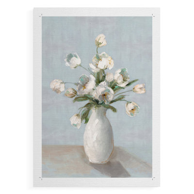 Les plus belles tulipes - impression sur toile seulement - non encadrée