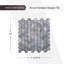 12" x 11.3" Marble Honeycomb Mosaic Wall & Floor Tile