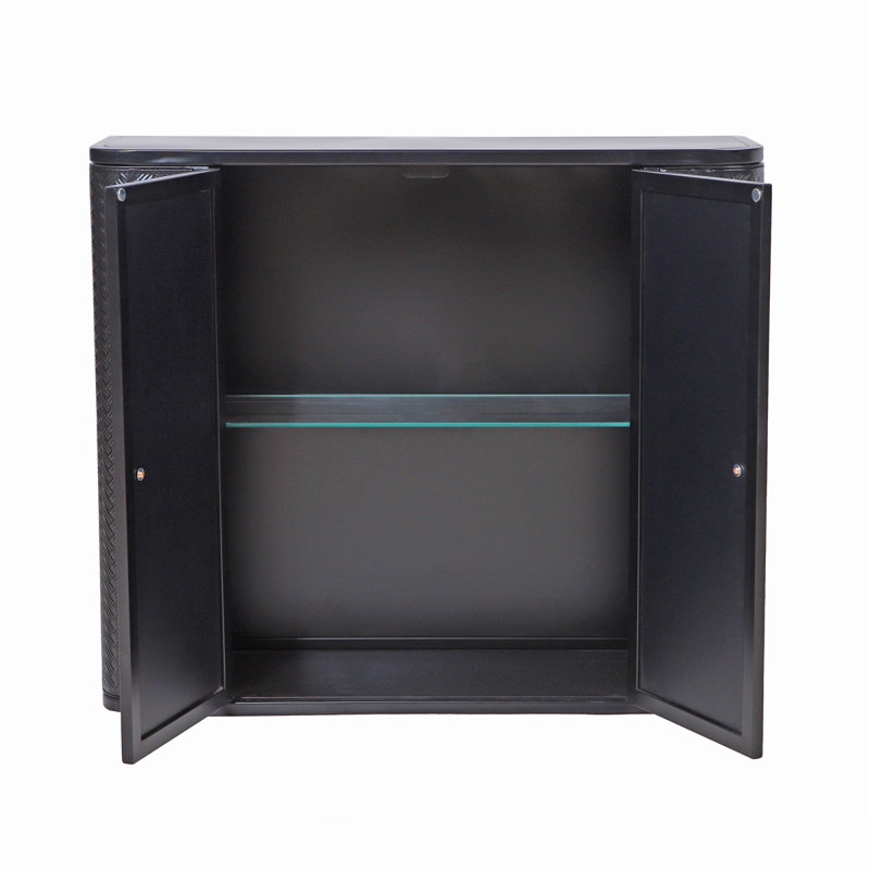 Armoire de salle de bain murale avec miroir et tablette ouverte pour la salle de bain