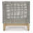 Breshae Square Glass Outdoor Side Table