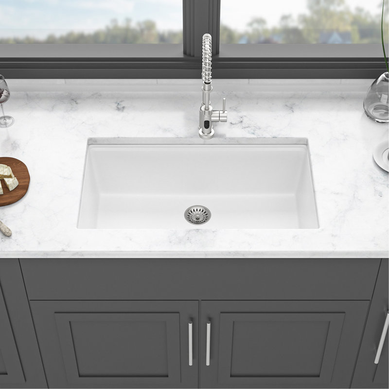 Évier de cuisine en quartz de qualité supérieure pour des espaces de cuisson durables et hygiéniques