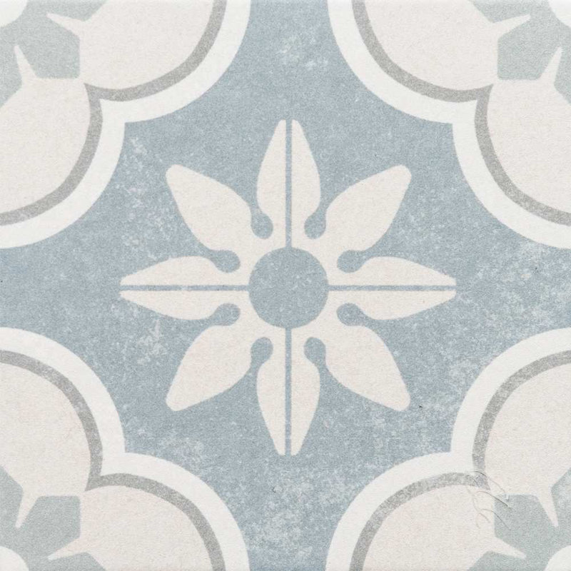 Carreau de porcelaine mat à motif 6 po x 6 po Oheka, Montauk