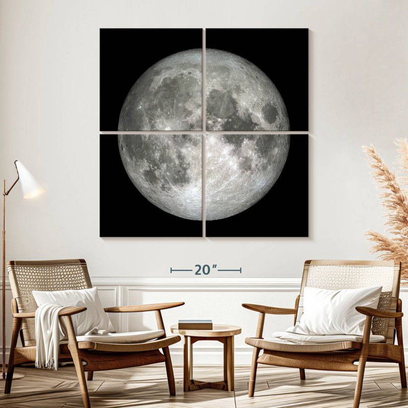 Oberle The Moon In Dark, 57" H x 57" W