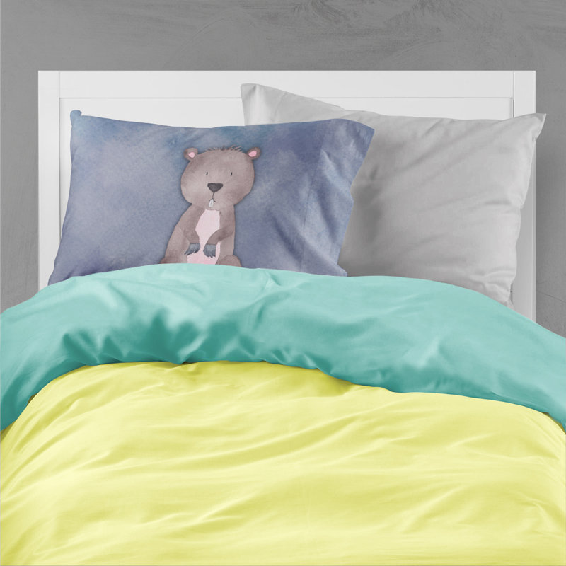 Étui de coussin en tissu aquarelle