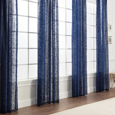 Red Barrel Studio® Delicia Polyester Sheer Curtain Pair & Reviews | Wayfair