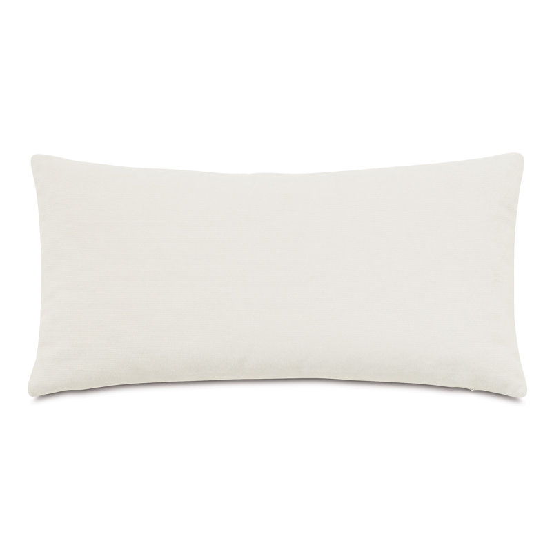 Oriel Lumbar Pillow Cover & Insert, Ivory