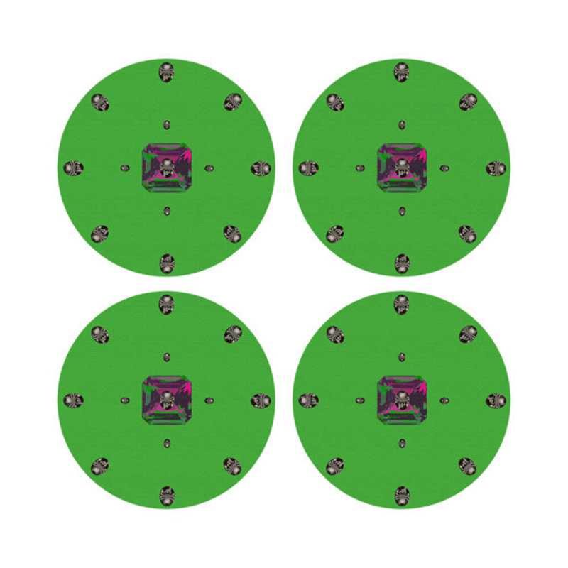  Napperon Asscher, Vert acide