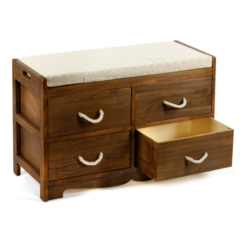 Little Deer Isle Upholstered Storage Bench