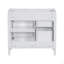 Meuble-lavabo 2 tiroirs 36 po à 2 tiroirs sans lavabo supérieur, armoire de rangement moderne avec tiroir basculant, structure en bois massif-574230923