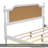 Traditional Style Rattan Bed Frame,No Box Spring Needed-1770551736-1770551743