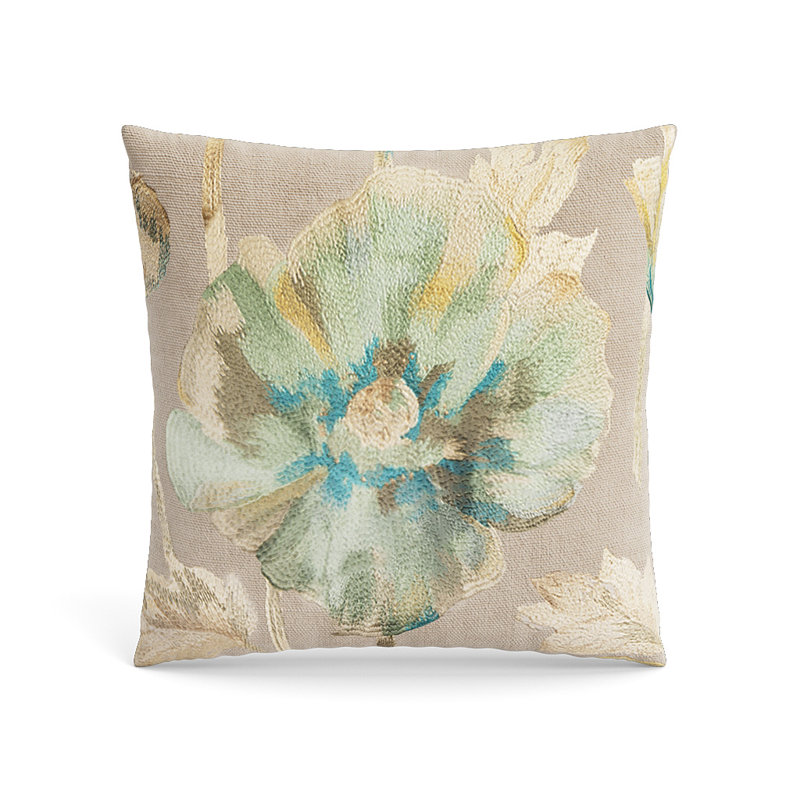 Opium Linen Square Pillow Cover & Insert, 20"H x 20"W