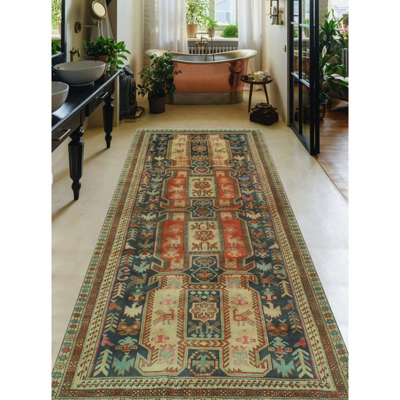 Shatia Wool Oriental Indoor Rug