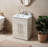 24'' Modern Free-Standing 2-Doors Single Bathroom Vanity With Ceramic Top-667482693-667482690