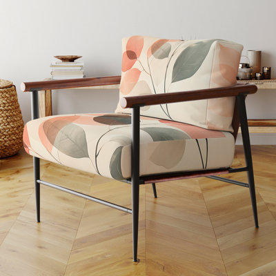 Chaise d'appoint Abstract Botanicals - Fauteuil Blush