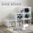 Simplify Set of 6 Stackable Shoe Boxes in Clear