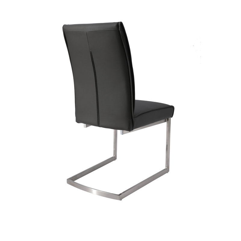 Chaise d'appoint rembourrée Kogan, gris