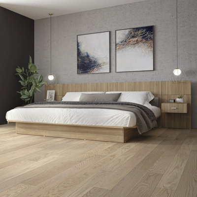 Katsuki Bedroom Platform Bed with Headboard and Nightstands (2) – Easy Assembly, No Box Spring Required