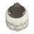 S/2 Ceramic 6/8" Scribble Footed Planter