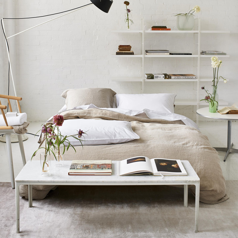 Biella Birch Duvet Cover , Queen Duvet Cover