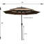 Parasol de patio extérieur à 9 niveaux avec manivelle 9Ft-1870663681