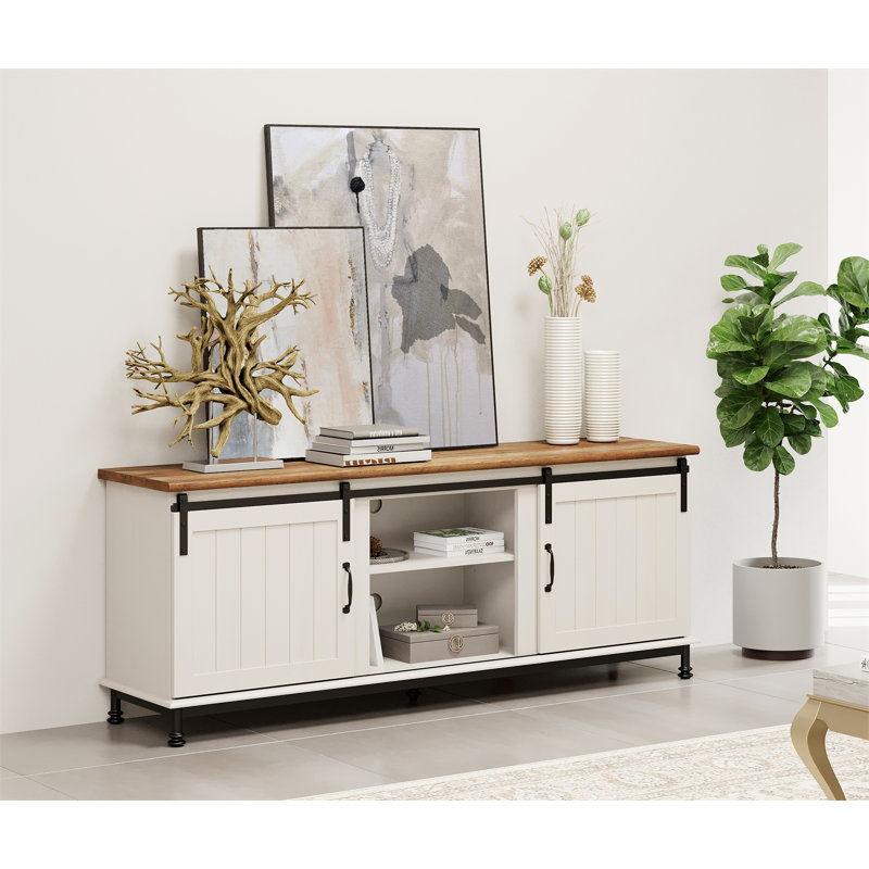 Crédence de rangement Scarlett, H 25,6 po x L 64,6 po x l 15,7 po