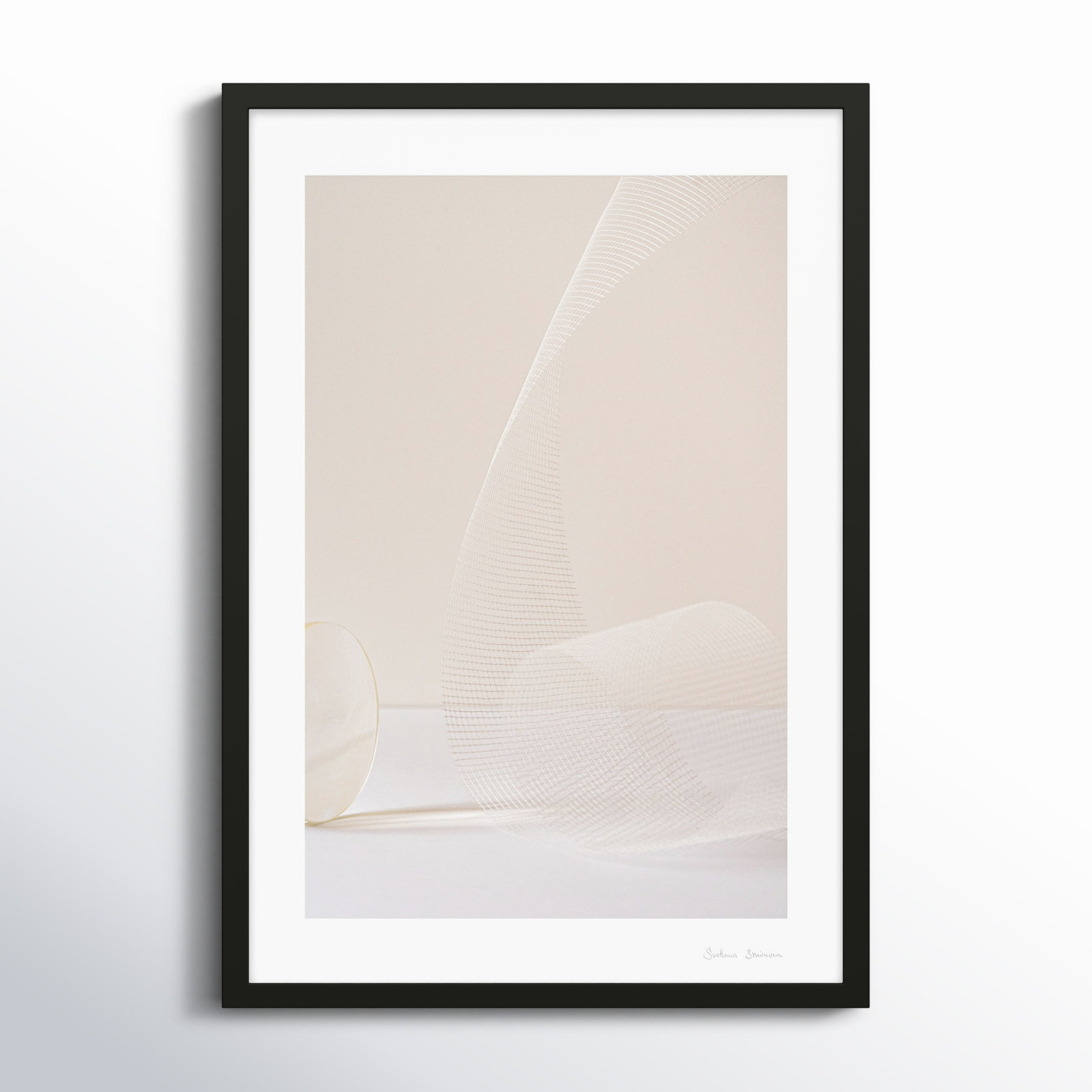 Balance 1 by Svetlana Smirnova, Black, 25" H x 17.5" W x 1.25" D