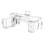 Bureau de direction en bois massif en L noyer avec tiroirs-1266942758-1266942757