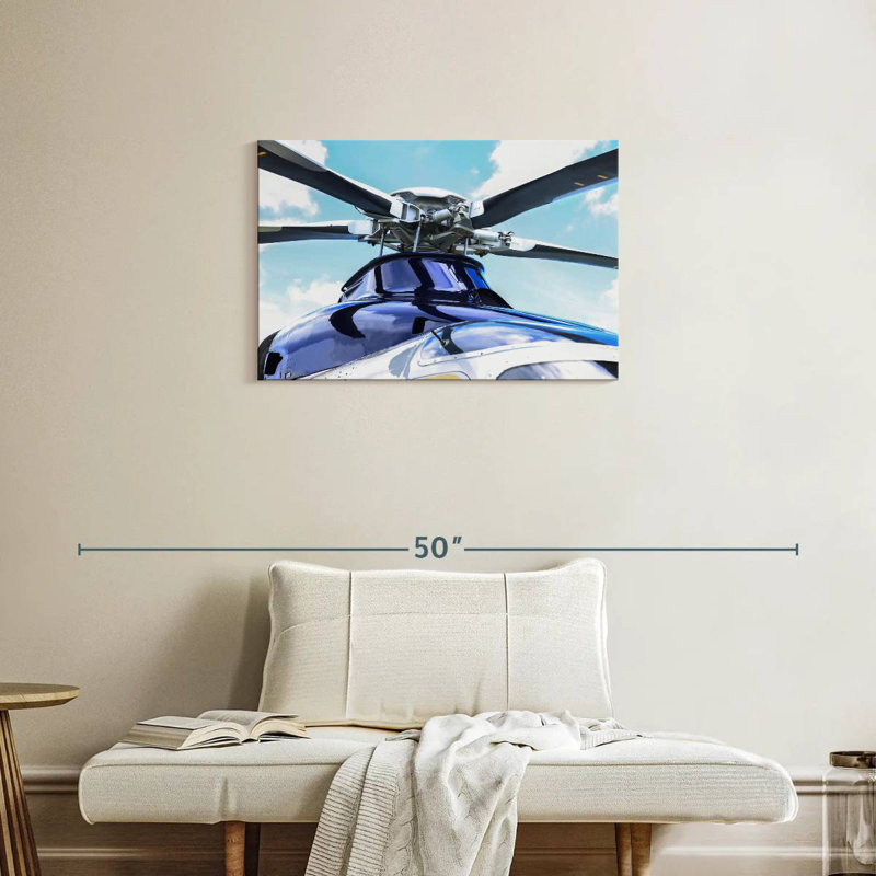 Mehar Helicopter Blades, 20" H x 30" W