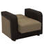 Fauteuil convertible en cuir avec rangement Ferrara-86833902