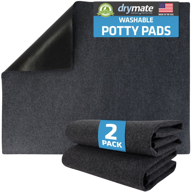 Coussinets de peluche lavables et réutilisables pour chiens (ensemble de 2) (grand, 29 po x 36 po), imperméables, absorbants, antidérapants et réutilisables Fabriqué aux États-Unis)