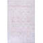 Decorative Light Faded Ivory Color Antique Indian Tribal Floral Design Cotton Agra Rug