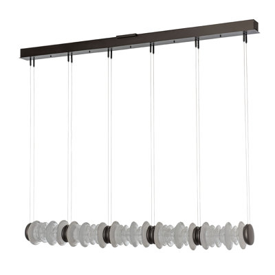 Cairn Linear LED Pendant - White