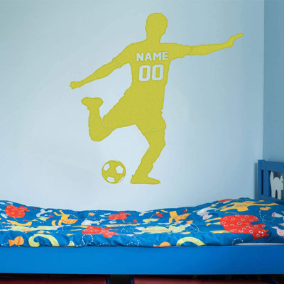 Adhésif décoratif footballeur