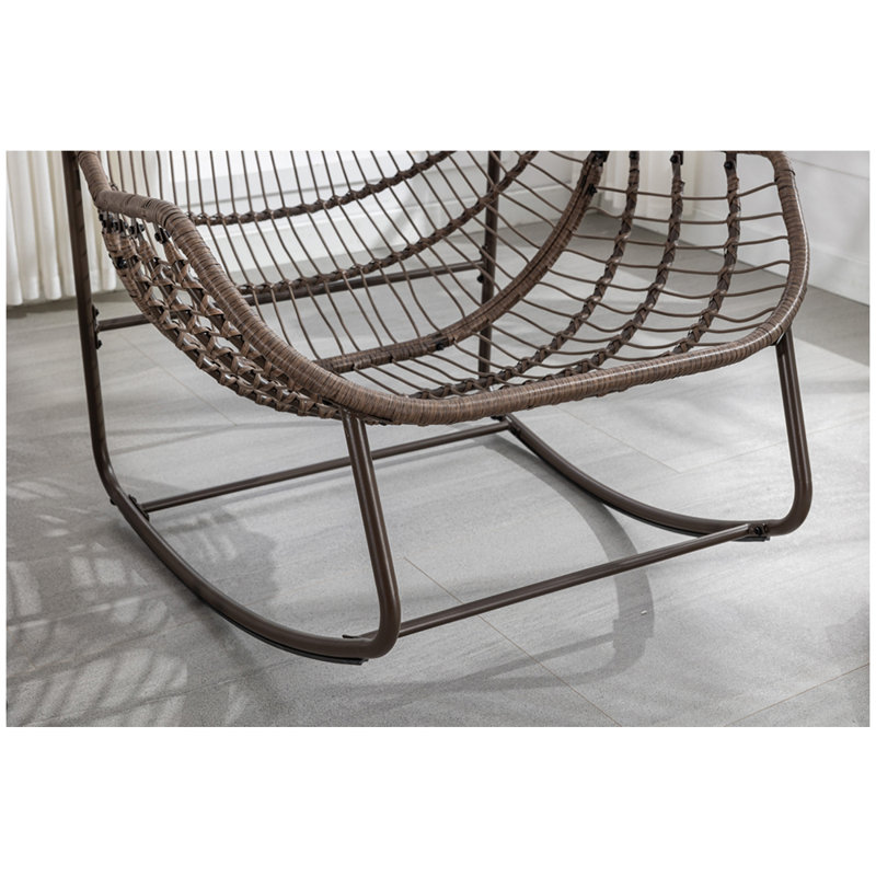 Fauteuil à bascule d'extérieur pour véranda, salon, terrasse, jardin