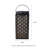 11"H Black Solar Powered Hanging Lantern with LED Light
