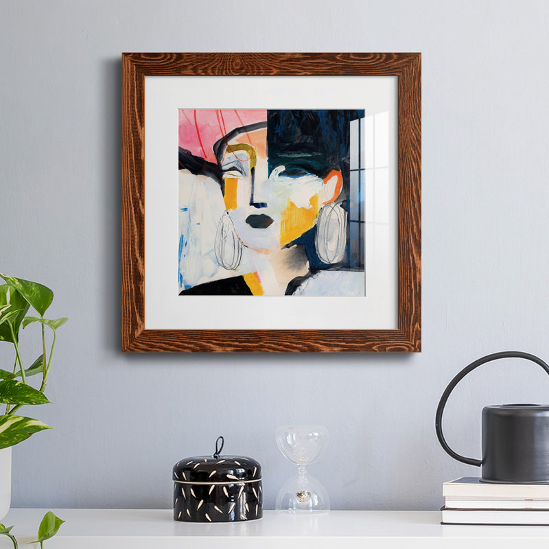 Sorella II - reproduction encadrée de qualité supérieure - prête à être accrochée, H 34,5 po x l 34,5 po x P 1 po