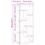 Wall Shelf 36X16x90 Cm Engineered Wood-1208365917