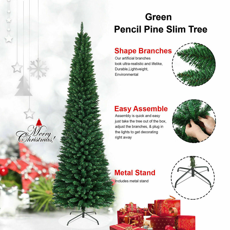 6.89' H Artificial Pine Christmas Tree
